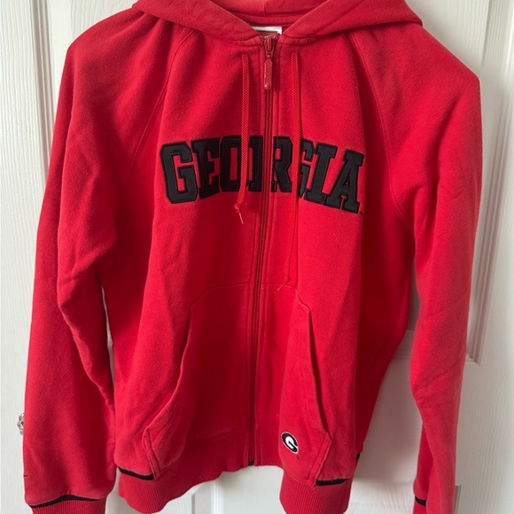 Womens Vintage Nike UGA zip front hoodie - Picture 1 of 3